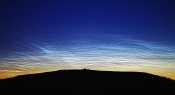 Noční svítící oblaky, 9.7.2010, Jizerské hory, foto T. Tržický